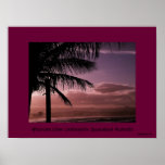 Afternoon Glow Coolangatta Queensland Australia posters