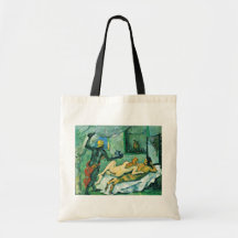 Afternoon In Naples (The Rumpunch) By Paul Cézanne Tote Bags