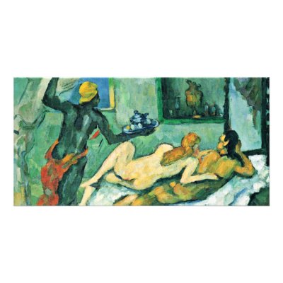 Afternoon In Naples (The Rumpunch) By Paul Cézanne Photo Greeting Card by Artcollection