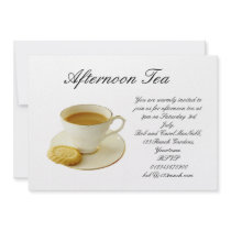 afternoon tea custom invitations