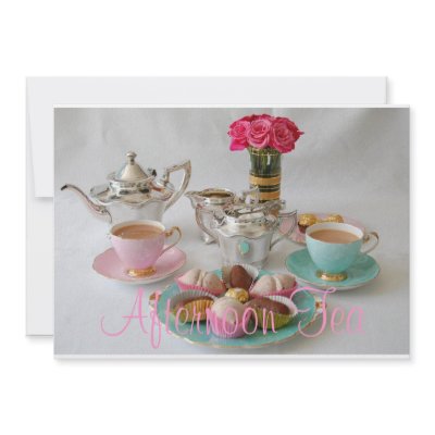 Afternoon Tea Personalized Invitation by salonglace