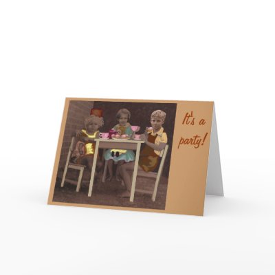 Afternoon tea, It's a party! Greeting Cards by Annaart