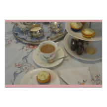 Afternoon tea personalised invitation