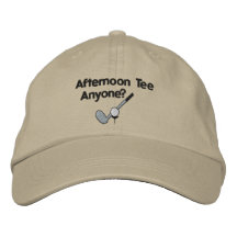 Afternoon Tee Golfing Embroidered Hat