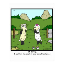 Aftershave Postcard