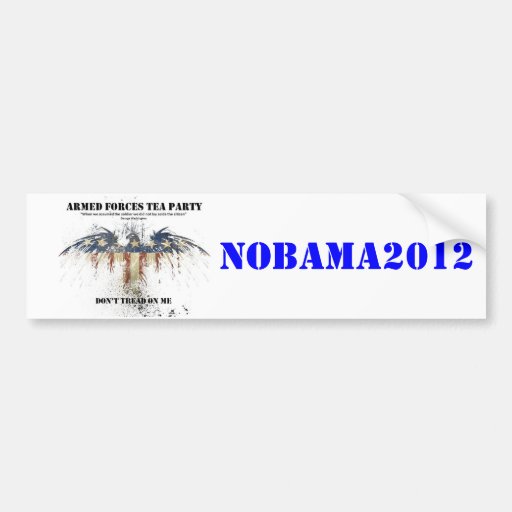 AFTP NoBama Sticker Bumper Sticker