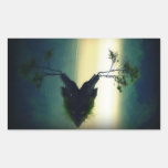 Against All Odds - Beautiful Tree Photograph Rectangular Sticker