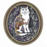 agate cameo cat photo sculptures