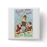 Agate Iron Ware Vintage Cookbook Ad Art buttons