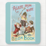 Agate Iron Ware Vintage Cookbook Ad Art Mousepad
