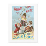Agate Iron Ware Vintage Cookbook Ad Art Post Card
