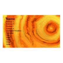 AGATE ORANGE & GOLD BUSINESS CARD TEMPLATES