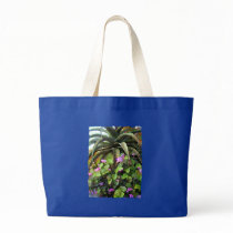 Agave and African Violets Tote Bags