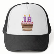 Age 16 on Birthday Cake Trucker Hat
