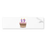 Age 17 on Birthday Cake Bumper Sticker