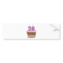 Age 26 on Birthday Cake Bumper Sticker