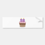 Age 56 on Birthday Cake Bumper Sticker