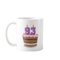 Age 93 on Birthday Cake Mug