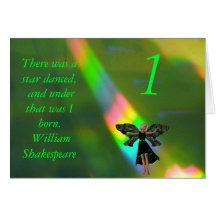 Age Birthday 1 today Greeting Card