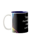 "Age is a number and mine is unlisted." mugs