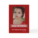 Age Photo Birthday Card