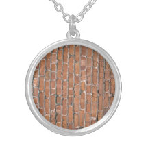 Aged and Damaged Light Brown Brick Wall Necklaces