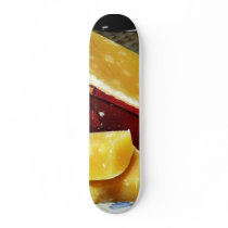Aged Gouda Cheese Custom Skate Board