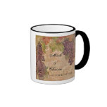 Aged Grape Vineyard Wedding or Anniversary Mug