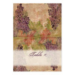 Aged Grape Vineyard Wedding Table Place Cards Business Cards