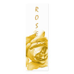 Aged Rose Bookmarks Business Cards