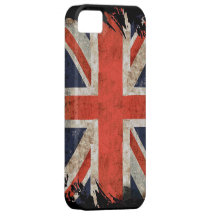 Aged shredded Union Jack iphone 5 case iPhone 5 Cover
