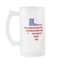 AGED US FLAG TEXAS COFFEE MUGS