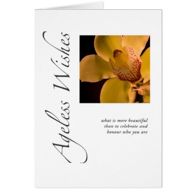 Ageless Wishes Orchid Cards by ssylvestre
