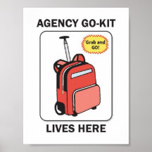 Agency Go-Kit Lives Here Posters