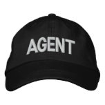 AGENT embroidered hats