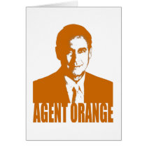 Agent Orange Greeting Card