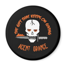 Agent Orange The Gift DARK Fridge Magnet