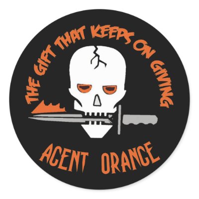 Agent Orange The Gift DARK Sticker by Best_Military_Gear