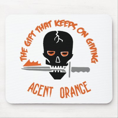 Agent Orange The Gift LIGHT Mouse Pad by Best_Military_Gear