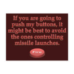 Aggravation: stop pushing my buttons