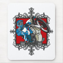Aggressive Motocross Mouse Pads