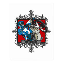 Aggressive Motocross Postcards