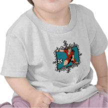Aggressive Women's Soccer Tee Shirt