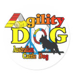 Agility Australian Catlle Dog Gifts Sticker