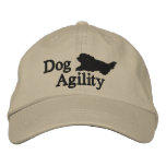 Agility Bearded Collie Embroidered Hat