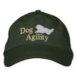 Agility Bearded Collie Embroidered Hat (Dark)