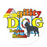Agility Belgian Malinois Gifts Sticker