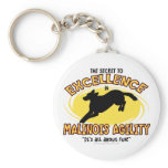 Agility Belgian Malinois Secret Keychain
