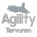 Agility Belgian Tervuren Embroidered Sweatshirt embroidered shirts