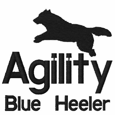 Agility Blue Heeler Polo Shirt by MenagerieMayhem